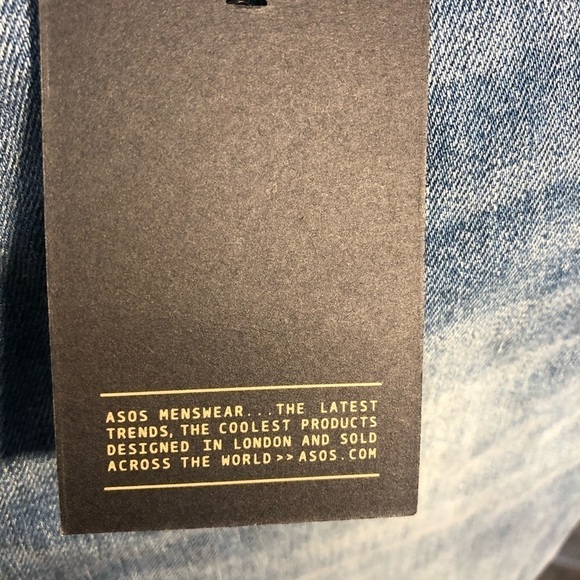 Asos Mens Patched Jeans - Picture 12 of 13